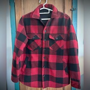 🐞Red & Black Plaid (Unisex) Jacket